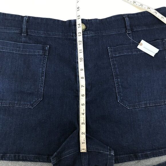 Maeve x Anthro The Colette High Rise Stretch Denim Shorts Women's Plus 24W NWT - Picture 5 of 11